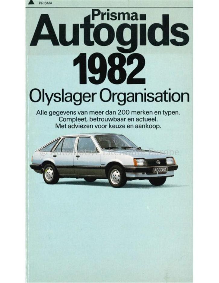1982 PRISMA AUTOGIDS NEDERLANDS, Livres, Autos | Brochures & Magazines