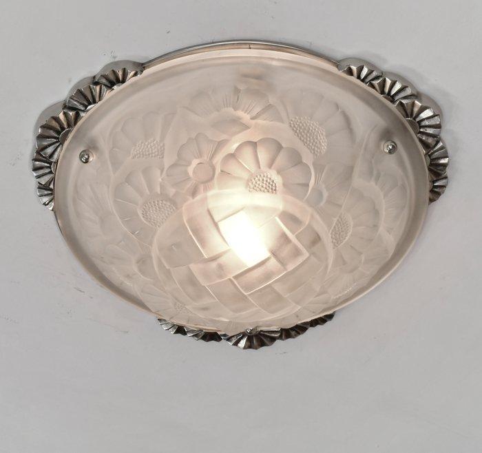 Degué & Hubens - French art deco plafonnier - Plafonnier -, Antiek en Kunst, Kunst | Designobjecten