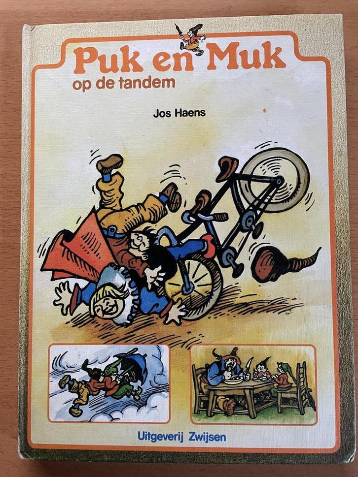 Puk en muk op de tandem 9789027625427 Haens, Livres, Livres pour enfants | Jeunesse | 13 ans et plus, Envoi