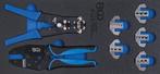 Bgs Technic 1/3 Gereedschap module 12-delig krimp & strip ta, Verzenden, Nieuw
