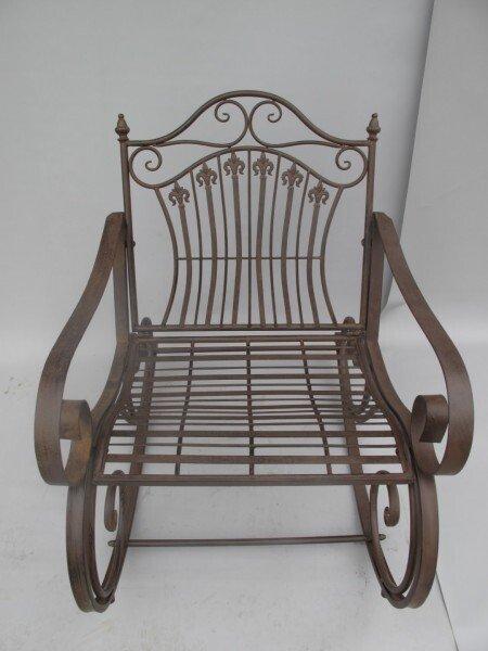 Tuinmeubelset - Gietijzer - Schommelstoel, Antiek en Kunst, Curiosa en Brocante