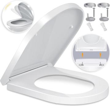 KESSER® WC bril met Soft Close Deksel - Toiletbril met Durop, Verzenden