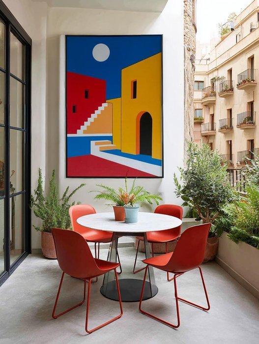 Nelson F. León - Camino ascendente XL- (NO Reserve), Antiek en Kunst, Kunst | Schilderijen | Modern