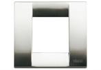 Bieden: Vimar 17092.34 1-2 module brushed nickel, Ophalen of Verzenden, Nieuw