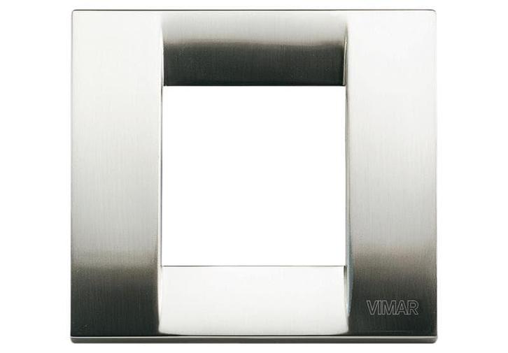Bieden: Vimar 17092.34 1-2 module brushed nickel, Watersport en Boten, Bootonderdelen, Ophalen of Verzenden