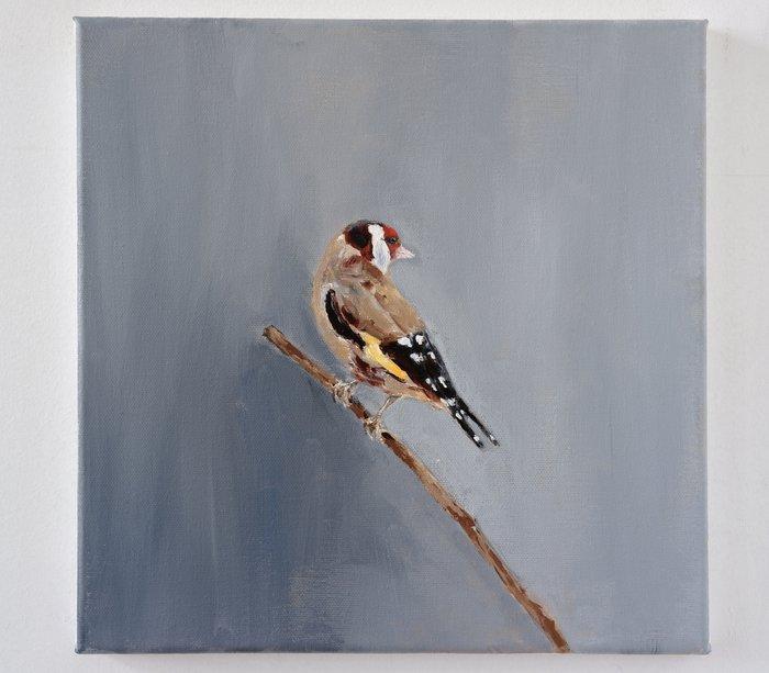 Matthieu van Riel - Puttertje, Antiek en Kunst, Kunst | Schilderijen | Modern