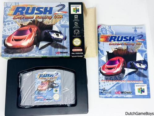 Nintendo 64 / N64 - Rush 2 - Extreme Racing USA - EUR, Games en Spelcomputers, Games | Nintendo 64, Gebruikt, Verzenden