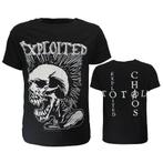 The Exploited Mohican Skull T-Shirt - Officiële Merchandise, Nieuw