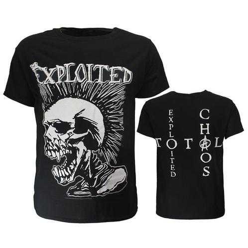 The Exploited Mohican Skull T-Shirt - Officiële Merchandise, Kleding | Heren, T-shirts