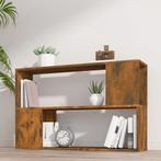 vidaXL Boekenkast 100x24x63 cm bewerkt hout gerookt, Huis en Inrichting, Kasten | Boekenkasten, Verzenden, Nieuw