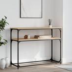 vidaXL Wandtafel 100x35,5x75 cm bewerkt hout sonoma, Huis en Inrichting, Tafels | Bijzettafels, Verzenden, Nieuw