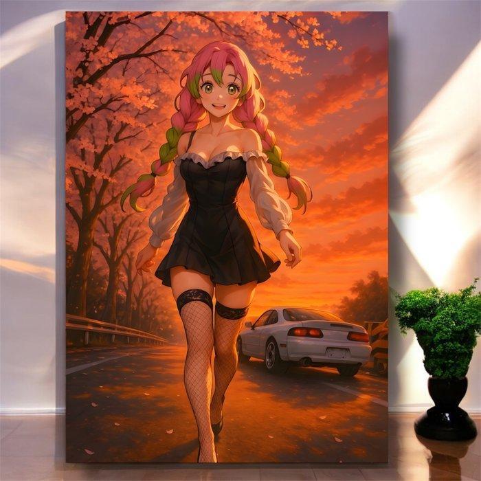 Makayhos - [Canvas] Mitsuri – Sakura Sunset Walk, Games en Spelcomputers, Spelcomputers | Overige Accessoires