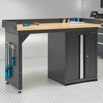 Datona Werkbank 150 cm 1 kastje met deuren bamboe - Datona, Doe-het-zelf en Bouw, Ophalen of Verzenden, Nieuw