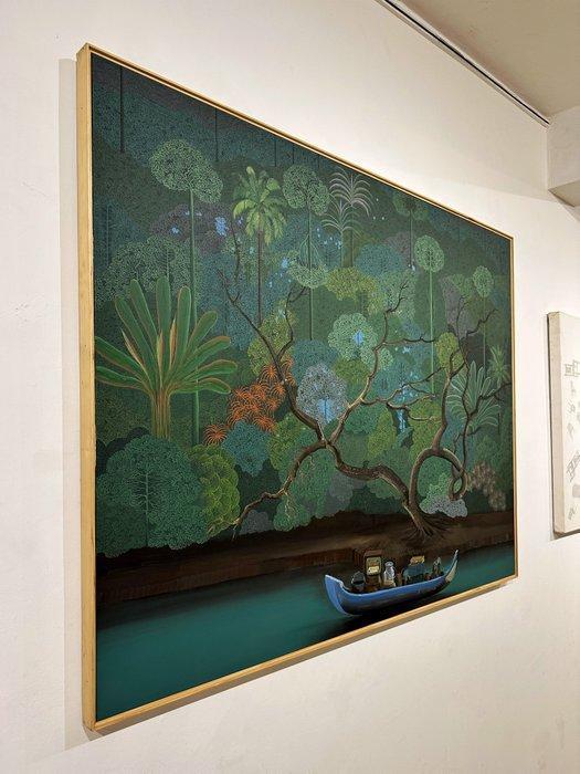 Shaji Appukuttan - From Here To The Other Side, Antiek en Kunst, Kunst | Schilderijen | Modern