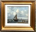W Troost II (1812-1893) - Kustgezicht, Antiek en Kunst