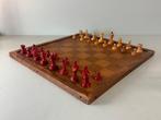 Jeu déchecs - Vintage Deense Knubbel- Schaakset, Antiquités & Art, Curiosités & Brocante