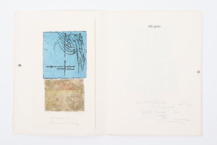 Jan Montyn - Alle jaren [Met originele ets] - 1999, Antiquités & Art, Antiquités | Livres & Manuscrits