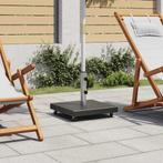 vidaXL Parasolvoet vierkant 30 kg graniet zwart, Tuin en Terras, Verzenden, Nieuw