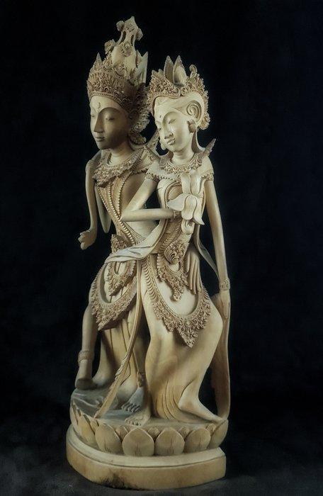 Rama Sita Tantra Gallery 49 cm - Indonesië (Zonder, Antiek en Kunst, Kunst | Niet-Westerse kunst