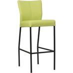 Set van 10 Leren barkrukken Revolt hoog - Toledo Lime, Ophalen of Verzenden