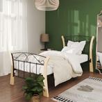 vidaXL Bedframe metaal zwart 90x200 cm, Huis en Inrichting, Slaapkamer | Bedden, Verzenden, Nieuw