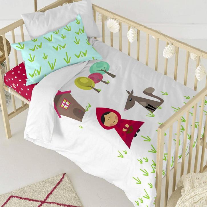 Dekbedovertrek Grandma | Mr Fox, Kinderen en Baby's, Kinderkamer | Beddengoed, Nieuw, Verzenden