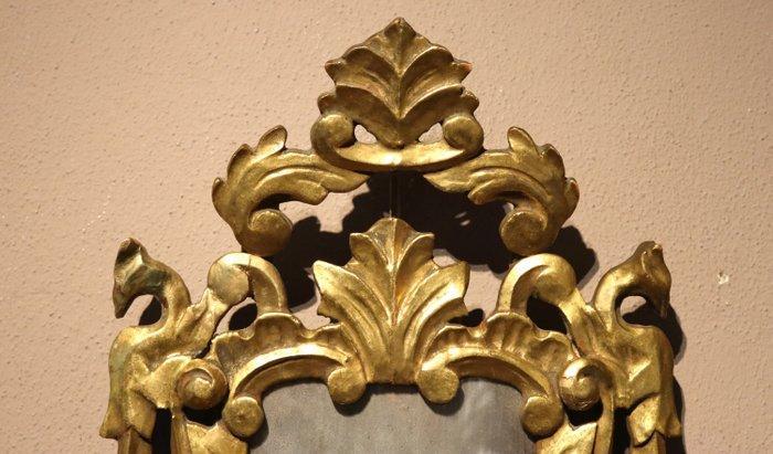 Antieke vergulde - Spiegel - Hout, Glas, Antiek en Kunst, Antiek | Overige Antiek