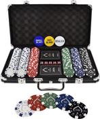 Texas Finest Matt Black Pokerset 300 Fiches - Casino, Verzenden