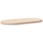 vidaXL Tafelblad ovaal 70x35x2,5 cm massief grenenhout, Verzenden, Nieuw