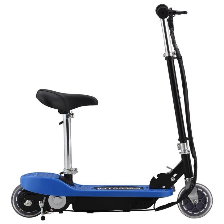 Step Blauw met Zitje | OP = OP | Zonder Spijt Kopen!, Fietsen en Brommers, Steps, Nieuw, Elektrische step (E-scooter), Verzenden