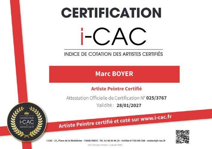 BOYER Marc - JAZZ IN MARCIAC (original oil painting), Antiquités & Art, Art | Peinture | Moderne