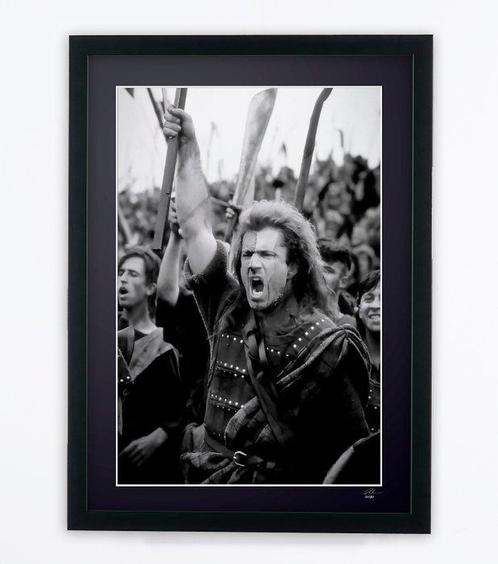 Braveheart 1995 - Mel Gibson « William Wallace » - Fine Art, Verzamelen, Film en Tv