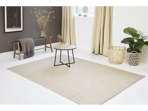 Camel wollen vloerkleed (160 x 230 cm), Huis en Inrichting, Woonaccessoires | Overige, Nieuw, Verzenden