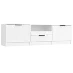 Tv-meubel Wit 140cm | Retour Deal | Stevig & Stijlvol -55%, 100 tot 150 cm, Verzenden, Nieuw, Minder dan 100 cm