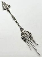 No reserve Antieke zilveren Taart/cake vork met landelijke, Antiek en Kunst