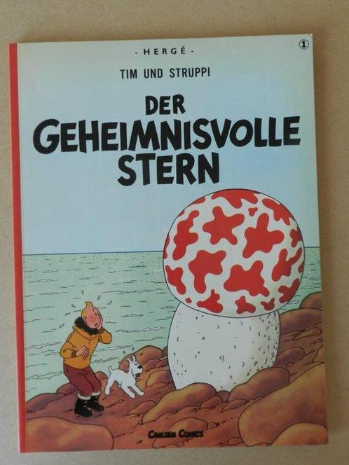 Kuifje - 2x Kuifje in het Deens, 2x in het Fins, 1x in het, Boeken, Stripverhalen