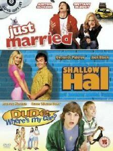 Just Married/Shallow Hal/Dude, Wheres My Car DVD (2004), Cd's en Dvd's, Dvd's | Overige Dvd's, Zo goed als nieuw, Verzenden