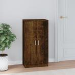 vidaXL Schoenenkast 55x35x108 cm bewerkt hout gerookt, Verzenden, Nieuw