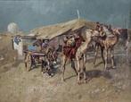 Tito Pellicciotti (1871 - 1950) - Carovana nel deserto