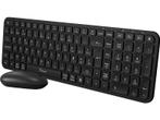 Qware - Draadloos toetsenbord + muis - Azerty - Zwart, Computers en Software, Toetsenborden, Verzenden, Qware, Draadloos, Nieuw