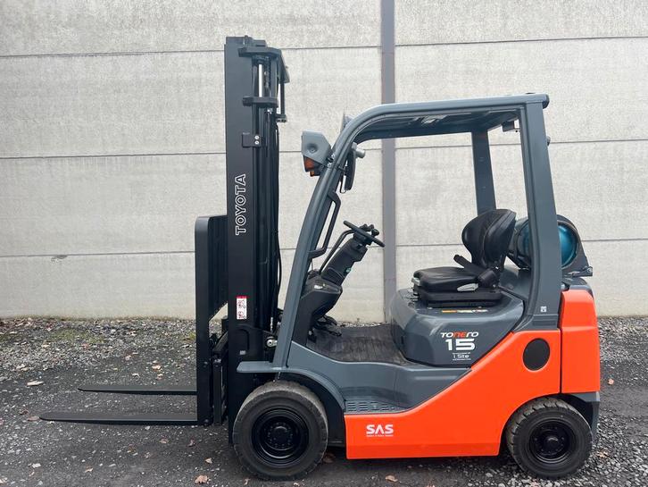 Toyota 02-8FGF15 heftruck 1,5 ton, Zakelijke goederen, Machines en Bouw | Heftrucks en Intern transport, Heftruck, LPG, 1000 tot 2000 kg