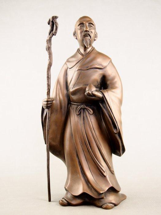 Brons - Masamine  - Figuur van Fukurokuju  Een van de, Antiquités & Art, Antiquités | Autres Antiquités
