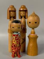 Figure - Kokeshi dolls (set of 4) (4) - Bois