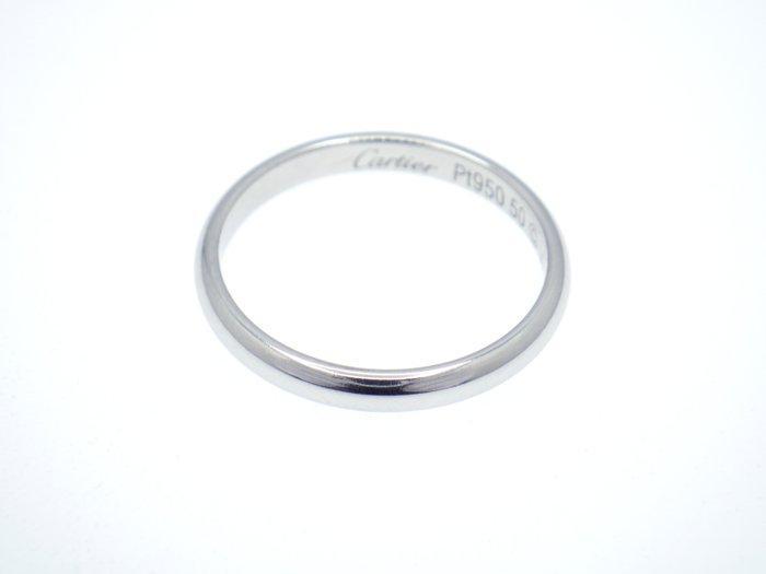Cartier - Ring - 1895 Wedding band Ring Pt950 Platina, Handtassen en Accessoires, Ringen
