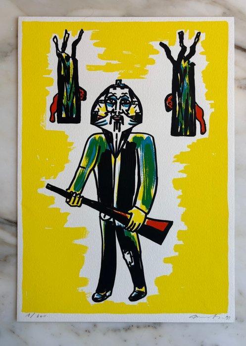 Fred Bervoets (1942) - Zefportret als jager, Antiek en Kunst, Antiek | Overige Antiek