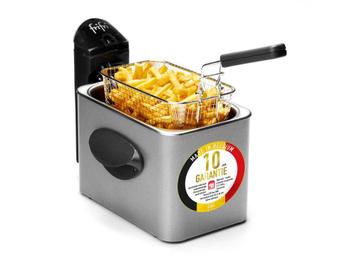 Frifri 1900 - Friteuse - 2000 W - Koude zone - Grijs, Verzenden