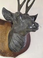 Edelhert Taxidermie replica montage - Hert - 37 cm - 20 cm -, Nieuw
