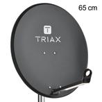 Triax TDS 65cm schotel kleur 7016 antraciet, Télécoms, Antennes & Mâts, Ophalen of Verzenden