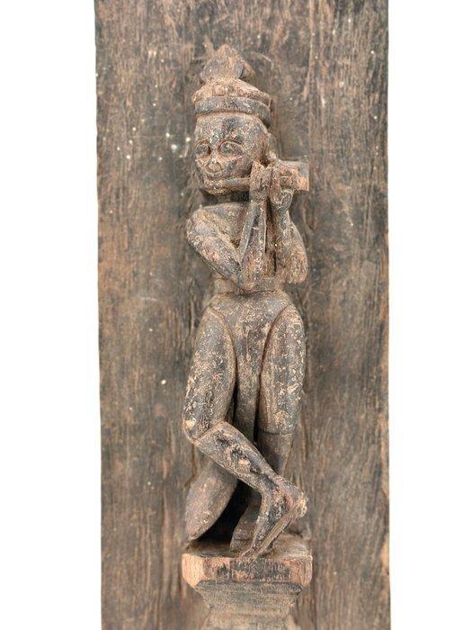 Beeld, Krishna Venu Gopala - 19th c. - 35 cm - Hout, Antiek en Kunst, Kunst | Niet-Westerse kunst