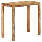 Table de bar 112x55x108 cm Bois massif de récupération, Maison & Meubles, Verzenden